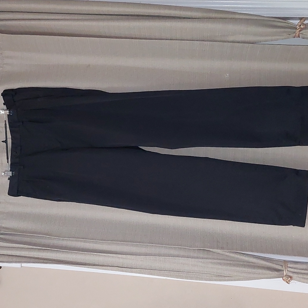 Men black dress pants Croft&Barrow 32x34